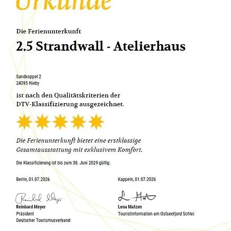 Reetdorf Geltinger Birk Atelierhaus Strandwall Holiday home